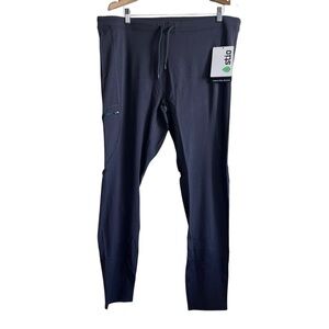 Stio NEW Men’s Glide Tech XXL Athletic Draw String Tights Boundary Black